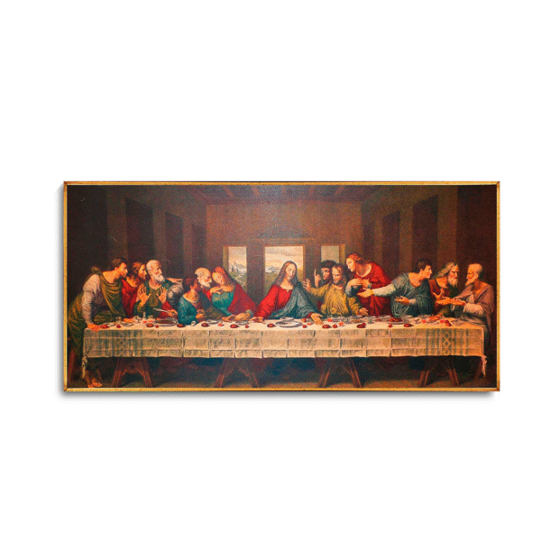 Última Cena Vintage con Barniz a Registro