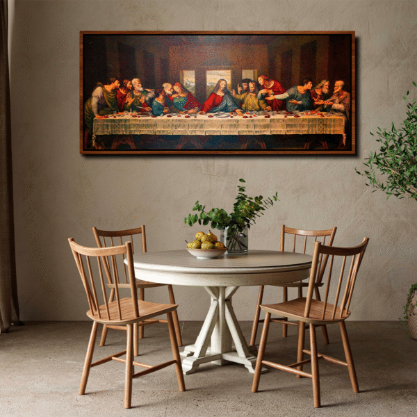 Última Cena Vintage con Barniz a Registro - Imagen 3