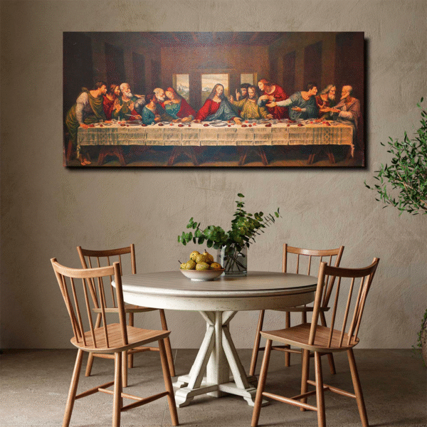 Última Cena Vintage con Barniz a Registro - Imagen 6